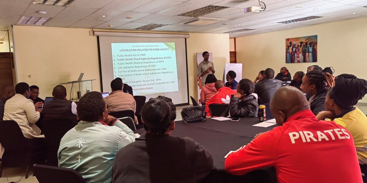 COUNCIL CONDUCTS A THREE-DAY FOOD HYGIENE & SAFETY TRAINING