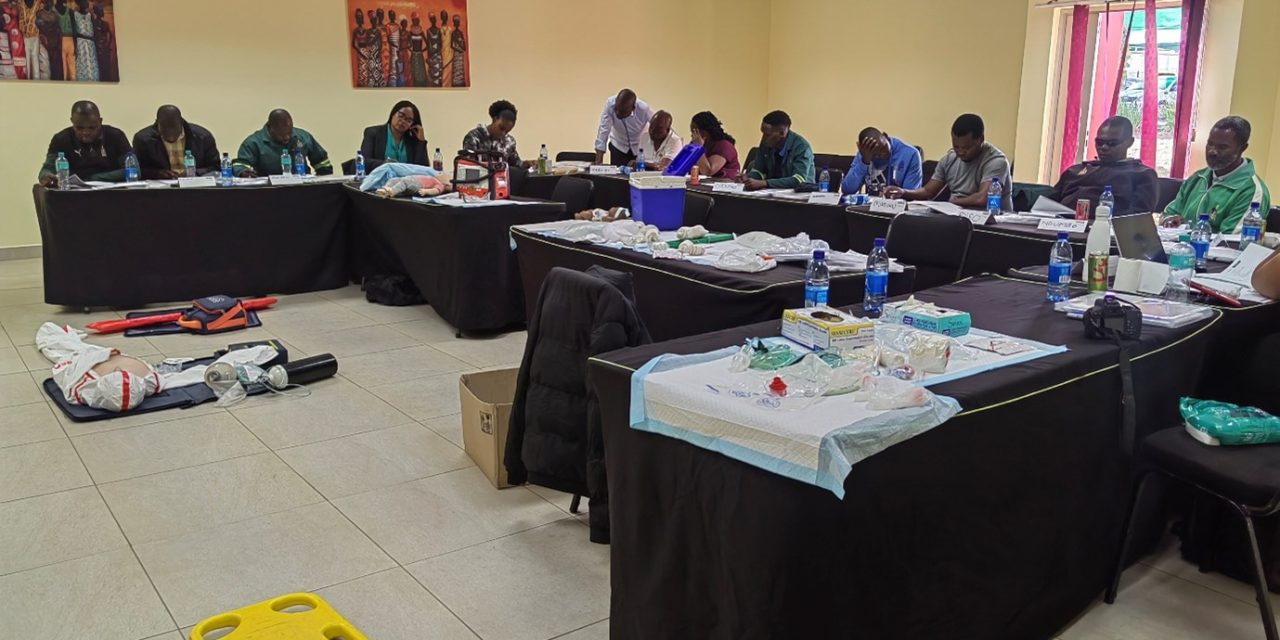 COUNCIL EQUIPS 14 EMPLOYEES WITH FIRST AID TRAINING