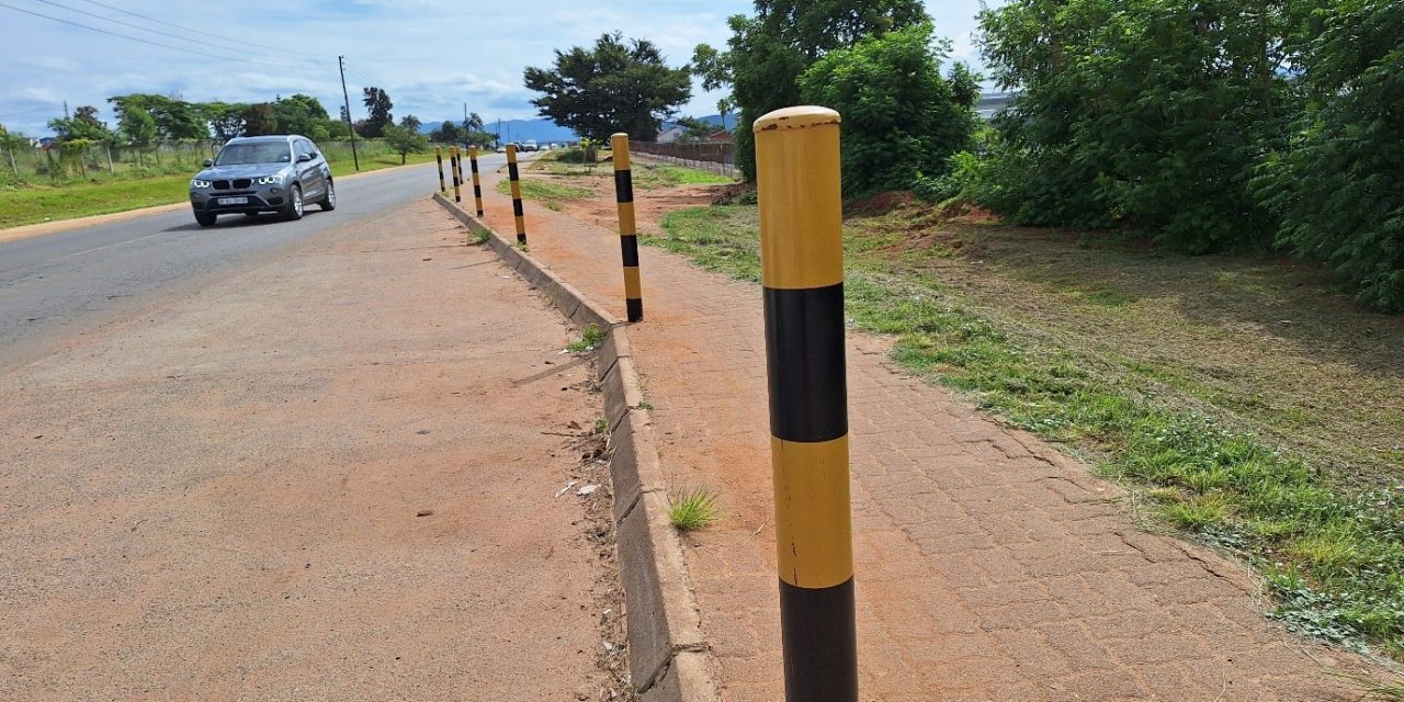 ON-GOING INSTALLATION OF PEDESTRIAN BOLLARDS PROJECT