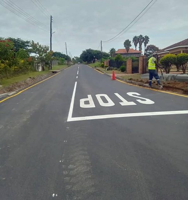 LUSEKWANE DRIVE REHABILITATION – COUNCIL SUCCESSFULLY COMPLETES PHASE ONE